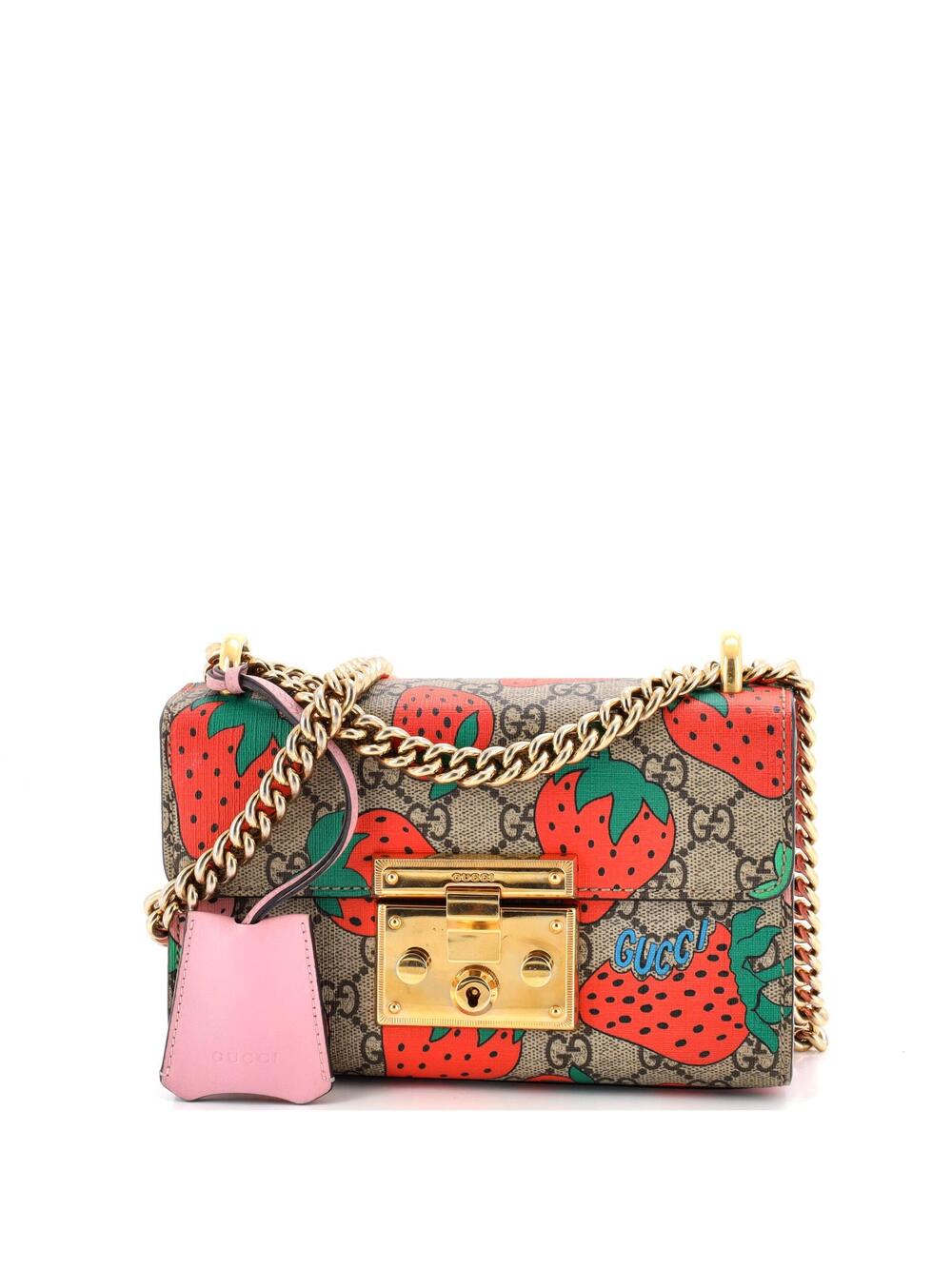 Gucci Padlock Shoulder Bag Printed Gg #370334G12B